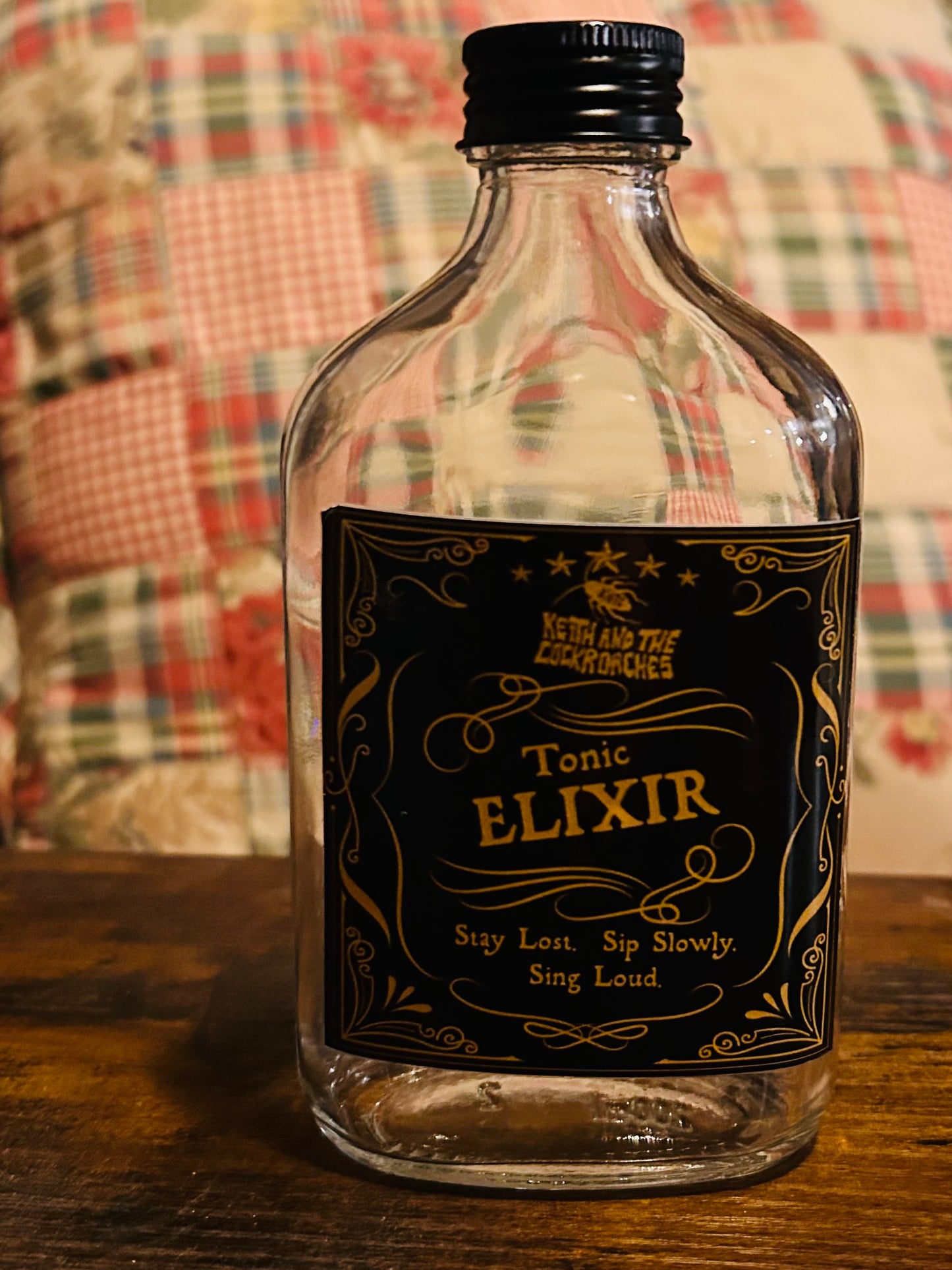 The Official Keith and the Cockroaches Flask